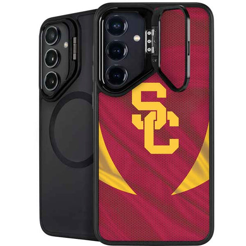 University of Southern California USC Trojans Jersey Galaxy S25 Kickstand Case